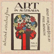 Cover of Art in Australia, No. 3, 1917
